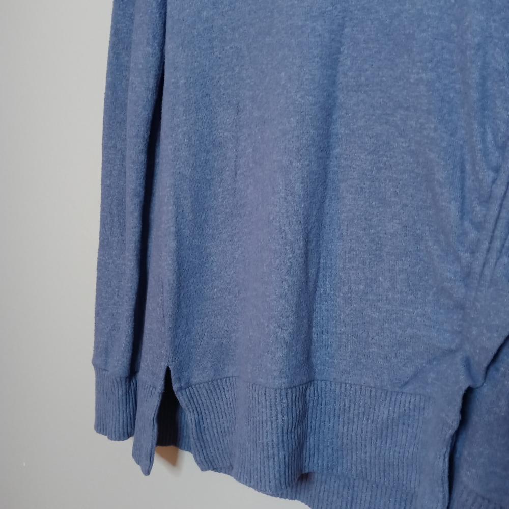 Saturday Sunday Anthropologie Fleece Sweater Cinched Side Tie Size XS - Picture 6 of 13